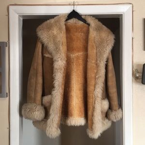 Vintage overland sheepskin shearling coat
